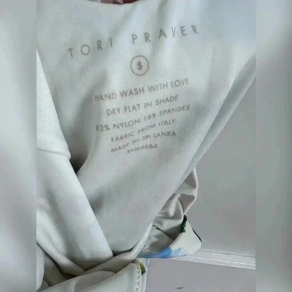 Anthropologie Tori Praver Andie One-Piece Floral Swimsuit - Picture 5 of 6